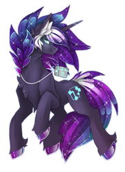 Size: 2616x3585 | Tagged: safe, artist:taiga-blackfield, oc, oc only, oc:nexus, pony, unicorn, commission, hoof polish, looking at you, male, simple background, smiling, solo, stallion, transparent background