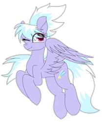 Size: 2403x2875 | Tagged: safe, artist:tomboygirl45, cloudchaser, pegasus, pony, female, high res, mare, one eye closed, simple background, solo, transparent background, wink