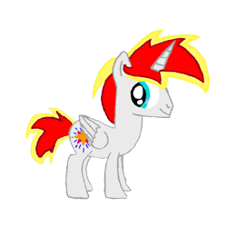 Size: 750x750 | Tagged: safe, artist:magicnova, oc, oc only, oc:magicnova, alicorn, alicorn oc, looking sideways, male, simple background, solo, stallion, transparent background