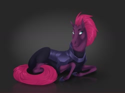 Size: 1280x950 | Tagged: safe, artist:sergeantyakirr, tempest shadow, unicorn, my little pony: the movie, armor, female, hoers, solo