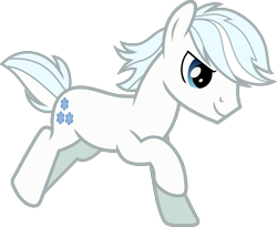 Size: 2361x1936 | Tagged: safe, artist:jaybugjimmies, double diamond, earth pony, pony, the cutie map, cute, double dawwmond, galloping, happy, horses doing horse things, male, running, simple background, smiling, smirk, solo, stallion, transparent background, vector, white