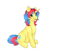 Size: 3493x3037 | Tagged: safe, artist:honiibree, oc, oc only, oc:stormfall drizzle, pony, unicorn, simple background, smiling, solo, transparent background