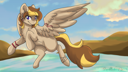 Size: 1280x720 | Tagged: safe, artist:darkecho17, oc, oc only, oc:cocoa milk, pegasus, pony