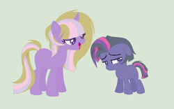 Size: 1009x629 | Tagged: artist needed, safe, artist:windwing2, oc, oc only, oc:light spark, oc:star sparkle, pony, base used