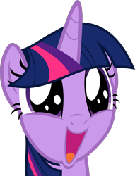 Size: 3000x3932 | Tagged: safe, artist:outlawquadrant, twilight sparkle, twilight sparkle (alicorn), alicorn, pony, shadow play, female, happy, high res, mare, simple background, solo, squee, transparent background, vector