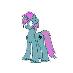 Size: 1200x1200 | Tagged: safe, artist:toanderic, oc, oc only, oc:card sadic, pony, unicorn, 2018 community collab, derpibooru community collaboration, female, mare, simple background, solo, transparent background