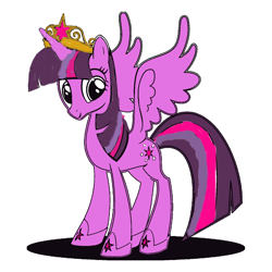 Size: 1500x1500 | Tagged: safe, twilight sparkle, twilight sparkle (alicorn), alicorn, princess twilight sparkle (episode), female, mare, older, royalty, solo