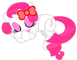 Size: 2048x1612 | Tagged: safe, oc, oc only, pony, animatronic, bowtie, female, funtime rarity, simple background, sleeping, transparent background