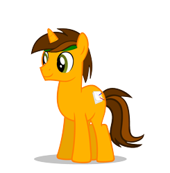 Size: 2106x2146 | Tagged: safe, artist:cyber-murph, oc, oc only, oc:spirit craft, unicorn, base used, headband, male, ponysona, simple background, solo, transparent background