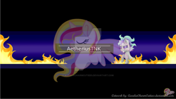 Size: 1024x576 | Tagged: safe, artist:raspberrystudios, oc, oc only, pony, fire, youtube banner