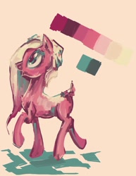 Size: 742x960 | Tagged: safe, artist:explonova, oc, oc only, pony, color palette, solo