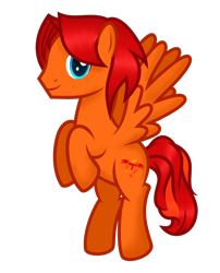 Size: 1050x1300 | Tagged: safe, artist:stormdragon3, oc, oc only, oc:goldenfox, pegasus, pony, male, simple background, solo, stallion, transparent background