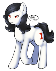 Size: 854x1096 | Tagged: safe, artist:ray-frost, oc, oc only, earth pony, pony, black widow, present