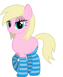 Size: 1542x1897 | Tagged: safe, artist:lucky stone, oc, oc only, oc:mistress amy rose, earth pony, pony, clothes, female, mare, simple background, socks, solo, striped socks, transparent background