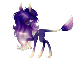 Size: 2500x2000 | Tagged: safe, artist:hyshyy, oc, oc only, oc:midnight hush, earth pony, pony, eyepatch, female, high res, mare, simple background, solo, transparent background