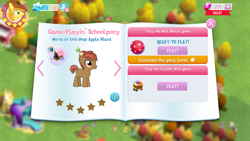 Size: 1136x640 | Tagged: safe, derpibooru import, button mash, pony, gameloft, simple background