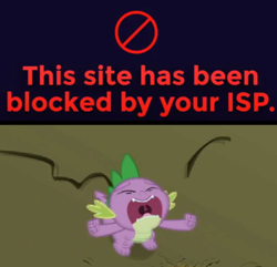 Size: 746x718 | Tagged: safe, edit, edited screencap, screencap, spike, dragon, debate in the comments, drama, fcc, fear mongering, internet, net neutrality, net neutrality drama, obligatory pony, reaction image