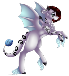 Size: 2096x2316 | Tagged: safe, artist:mauuwde, oc, oc only, oc:drahar, dracony, hybrid, chest fluff, high res, male, rearing, simple background, solo, transparent background, unshorn fetlocks