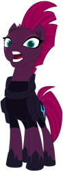 Size: 1664x4512 | Tagged: safe, artist:ejlightning007arts, tempest shadow, pony, my little pony: the movie, absurd resolution, armor, broken horn, female, mare, open up your eyes, simple background, solo, transparent background, vector