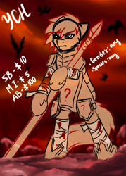 Size: 2142x3000 | Tagged: safe, artist:fkk, oc, oc only, auction, commission, solo, war, your character here