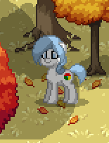 Size: 155x203 | Tagged: safe, oc, oc:google chrome, pony, autumn, autumn leaves, browser ponies, google, google chrome, pixel art, ponified, pony town