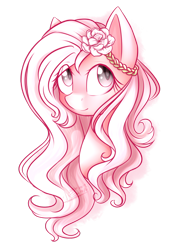 Size: 1024x1433 | Tagged: safe, artist:snowbunny0820, oc, oc only, oc:jasmine, earth pony, pony, bust, eye clipping through hair, female, mare, portrait, simple background, solo, transparent background