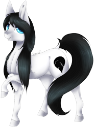 Size: 882x1198 | Tagged: safe, artist:lunawolf28, oc, oc only, oc:blue purity, earth pony, pony, female, mare, raised hoof, simple background, solo, transparent background