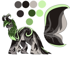 Size: 1024x791 | Tagged: safe, artist:sketchthebluepegasus, oc, oc only, oc:ariel, original species, pony, reference sheet, solo, wysp