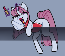 Size: 915x792 | Tagged: safe, artist:/d/non, lipstick vanity, pegasus, pony, 30 minute art challenge, clothes, female, lipstick, magic, missing cutie mark, vest