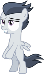 Size: 3000x5008 | Tagged: safe, artist:sollace, rumble, pegasus, pony, marks and recreation, .svg available, bipedal, colt, high res, male, simple background, solo, transparent background, vector