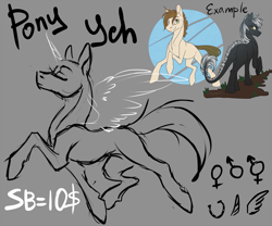 Size: 3000x2500 | Tagged: safe, artist:sunny way, oc, oc only, pony, advertisement, any gender, any species, commission, rcf community, sketch, solo, walking, your character here