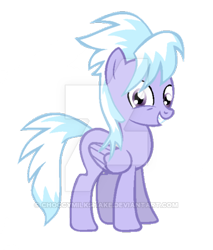 Size: 400x470 | Tagged: safe, artist:choccymilkshake, cloudchaser, pegasus, pony, female, mare, obtrusive watermark, simple background, solo, transparent background, watermark