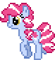 Size: 78x86 | Tagged: safe, artist:lost-our-dreams, oc, oc only, oc:cotton candy, earth pony, pony, animated, female, gif, kilalaverse, mare, offspring, parent:pinkie pie, parent:pokey pierce, parents:pokeypie, pixel art, simple background, solo, transparent background, trotting