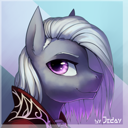 Size: 1500x1500 | Tagged: safe, artist:jedayskayvoker, oc, oc only, pony, clothes, looking at you, male, smiling, solo, stallion