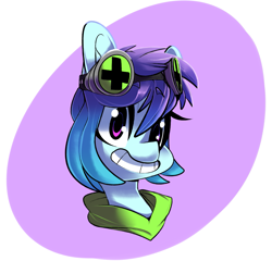 Size: 2179x2091 | Tagged: safe, artist:sourspot, oc, oc only, oc:raven mcchippy, earth pony, pony, goggles, solo