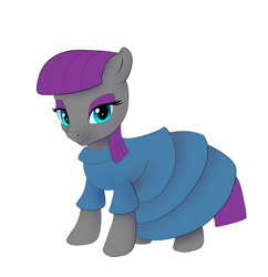 Size: 1448x1493 | Tagged: safe, artist:xbi, maud pie, pony, 30 minute art challenge, clothes, dress, solo