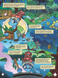 Size: 768x1024 | Tagged: safe, artist:tonyfleecs, idw, meadowbrook, flash bee, legends of magic, spoiler:comic, spoiler:comiclom9, beehive, hayseed swamp, preview