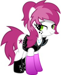 Size: 1280x1578 | Tagged: safe, artist:fletcherthehuntress, oc, oc only, oc:esther stella, earth pony, pony, boots, clothes, female, mare, shoes, simple background, solo, transparent background, vector, vest