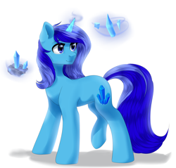 Size: 2926x2800 | Tagged: safe, oc, oc only, oc:spacelight, pony, unicorn, female, mare, mineral, solo