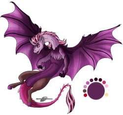 Size: 1125x1053 | Tagged: safe, artist:bijutsuyoukai, oc, oc only, oc:madness spiral, draconequus, hybrid, curved horn, draconequus oc, interspecies offspring, offspring, parent:discord, parent:tempest shadow, parents:tempestcord, simple background, solo, transparent background