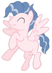 Size: 1268x1784 | Tagged: safe, artist:cutiesparkle, oc, oc only, oc:blueberry brie, pegasus, pony, male, offspring, parent:pinkie pie, parent:pokey pierce, parents:pokeypie, simple background, solo, stallion, transparent background