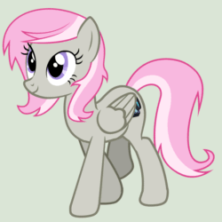Size: 720x720 | Tagged: safe, artist:stormxf3, oc, oc only, oc:sweet shutter, pegasus, pony, animated, gif, simple background, solo, walk cycle, walking