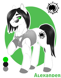 Size: 950x1217 | Tagged: safe, artist:peridotkitty, oc, oc only, oc:alexander, earth pony, pony, reference sheet, simple background, solo, transparent background