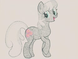 Size: 2348x1776 | Tagged: safe, artist:thestipplebrony, cheerilee, pointillism, solo, stipple, traditional art