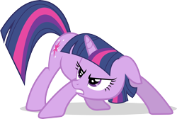 Size: 5250x3531 | Tagged: safe, artist:hornflakes, twilight sparkle, unicorn twilight, pony, unicorn, a canterlot wedding, action pose, female, high res, mare, simple background, solo, transparent background, vector