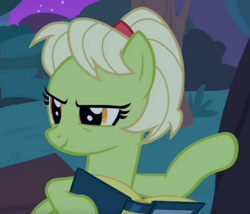 Size: 750x642 | Tagged: safe, screencap, granny smith, pony, the perfect pear, adorasmith, book, cute, solo, young granny smith