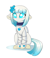 Size: 2384x2798 | Tagged: safe, artist:little-sketches, oc, oc only, pony, chest fluff, commission, cute, female, floppy ears, mare, simple background, sitting, solo, transparent background