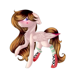 Size: 3000x3000 | Tagged: safe, artist:doux-ameri, oc, oc only, pegasus, pony, clothes, female, floppy ears, high res, mare, simple background, socks, solo, transparent background
