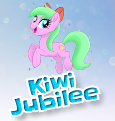 Size: 529x557 | Tagged: safe, oc, oc only, oc:kiwi jubilee, earth pony, pony, my little pony: the movie, bow, hair bow, mlp movie pony maker, solo