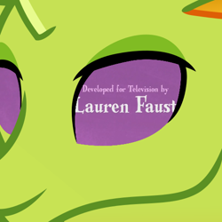 Size: 498x498 | Tagged: safe, artist:cheezedoodle96, edit, thorax, changedling, changeling, behaving like a television, eye, eyes, intro, king thorax, lauren faust, solo, television, wat